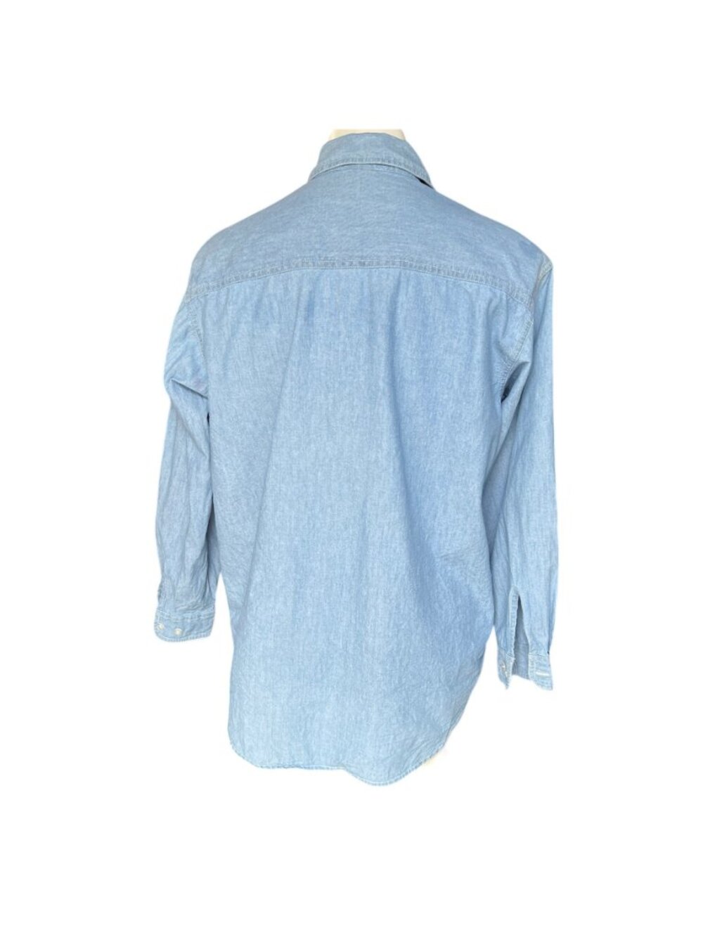 Rainforest Cafe Shirt Women's M Blue Button-Down Long Sleeve Embroidered - Picture 2 of 10